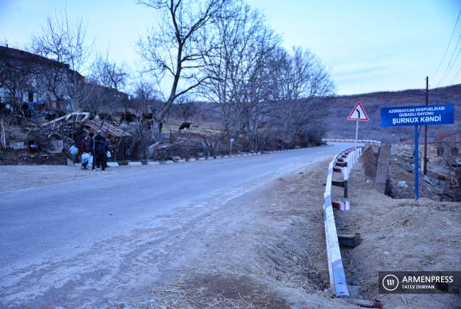 Azerbaijani military blocks Karmrakar-Shurnukh section of Armenian interstate road 