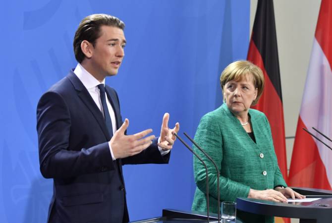  Курц и Меркель обсудили общие подходы в отношении Афганистана


 