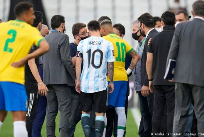 Brazil vs. Argentina World Cup qualifier suspended as four players accused of breaking COVID-
19 travel protocols