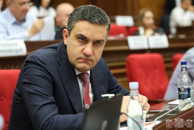 “Armenia” faction again nominates MP Ghazinyan for deputy chair of standing committee on 
defense
