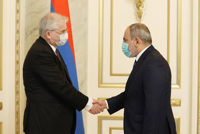 PM Pashinyan, Russian Co-Chair of the OSCE Minsk Group discuss ways for NK conflict 
settlement