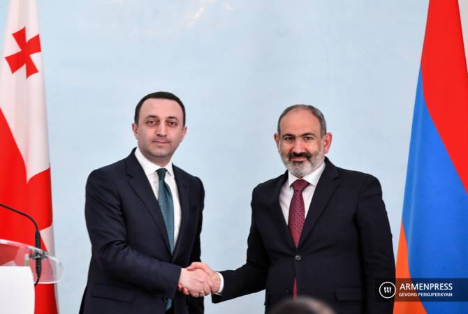 Effective cooperation established between Armenian and Georgian governments – Pashinyan 
tells Garibashvili