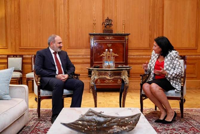 Nikol Pashinyan a rencontré la présidente géorgienne Salomé Zurabicshvili
