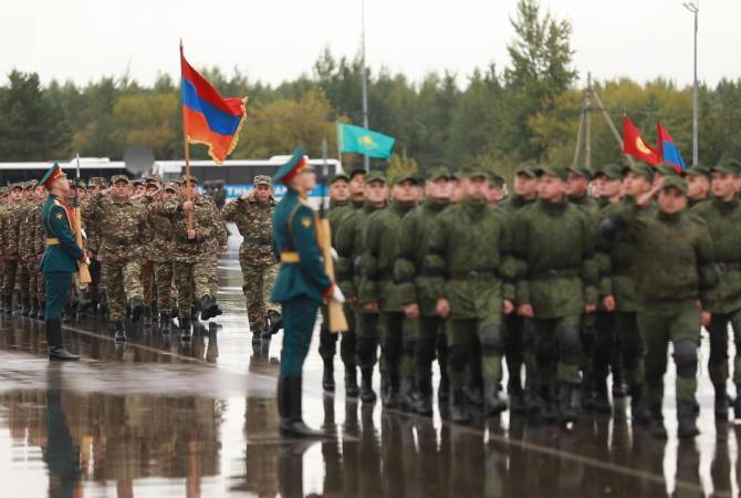 ՌԴ և Բելառուսի տարածքում ընթացող «Արևմուտք 2021» ռազմավարական 
զորավարժությանը մասնակցում է նաև Հայաստանը

