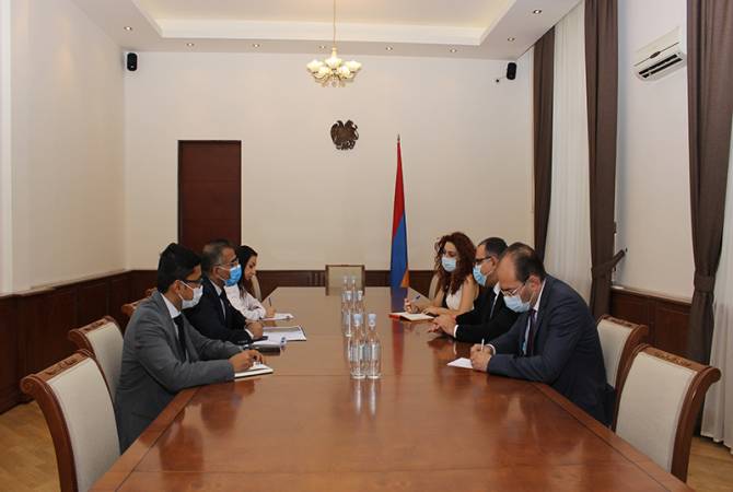 Armenian-Indian economic relations have great development potential: Finance minister holds 
meeting with Ambassador