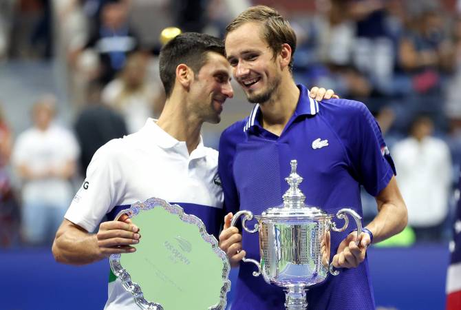 ABD Açık finalinde Daniil Medvedev, Novak Djokovic'i yendi