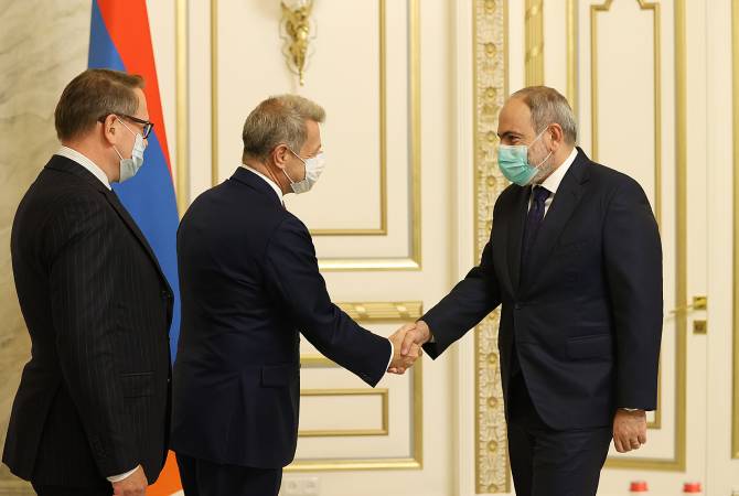 Le Premier ministre Pashinyan a reçu le coprésident français du Groupe de Minsk de l'OSCE, 
Stephane Visconti