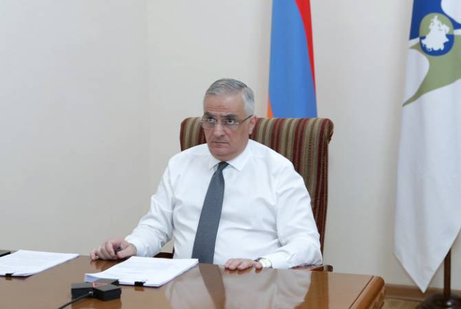 Mher Grigoryan Avrasya Ekonomik Komisyonu Konseyi toplantısına katıldı
