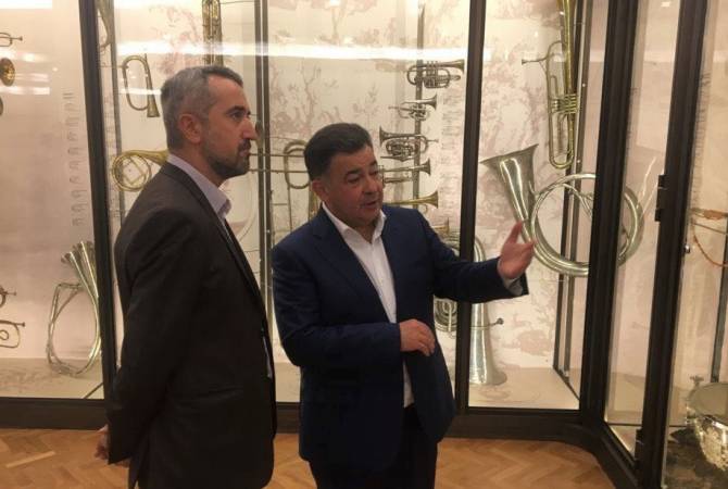 Ara Khzmalyan Moskova'da kültürel işbirliği üzerine görüşmelerde bulundu
