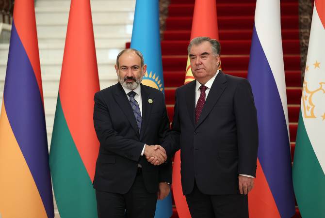 PM Pashinyan and Tajik president discuss bilateral ties, CSTO partnership 