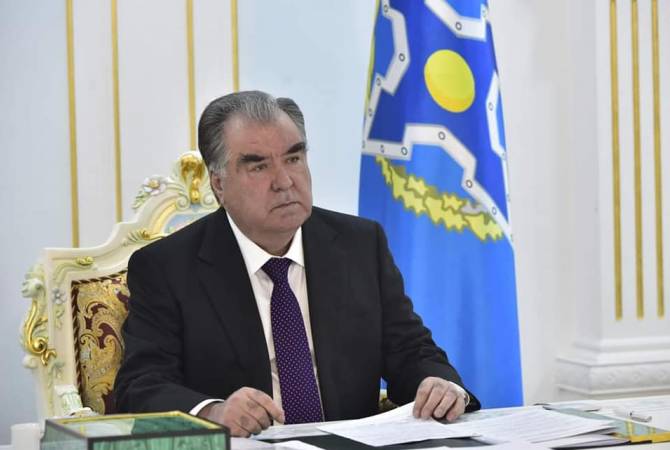Le Président Rahmon remercie ses collègues de l'OTSC pour leur travail commun pendant la 
présidence tadjike
