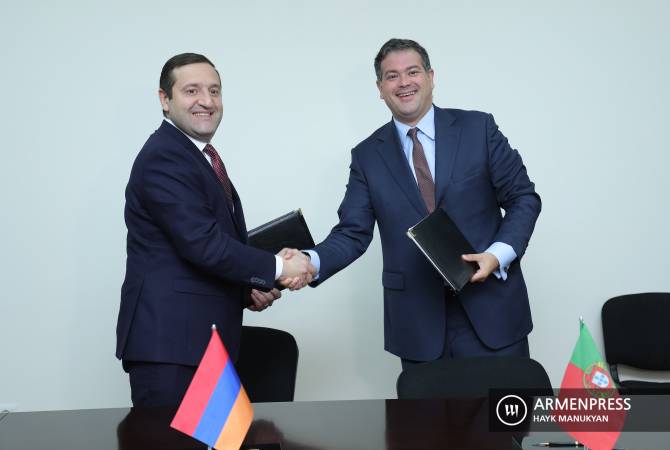 Armenia, Portugal expand business ties, boost investments: memorandum signed in Yerevan
