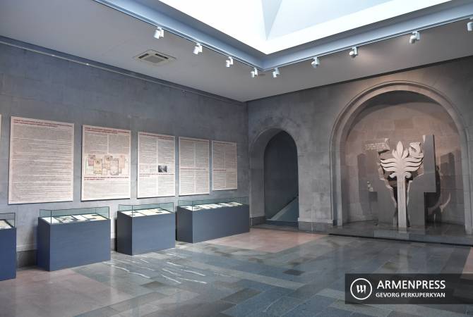 افتتاح معرض «على خطى المطالب الأرمنية شهادات ملكية الممتلكات الخاصة والمجتمعية للأرمن» 
بمتحف الإبادة الأرمنية بيريفان
