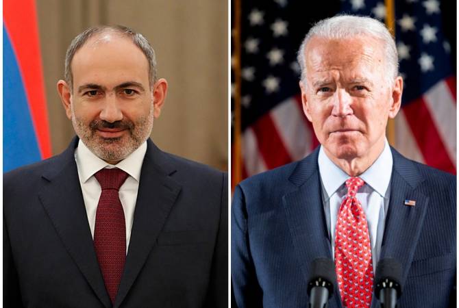 U.S. will continue to advocate for release of all Armenian detainees held in Azerbaijan, Biden 
tells Pashinyan