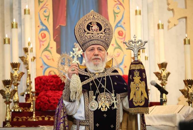 Catholicos of All Armenians addresses congratulatory message on Independence Day