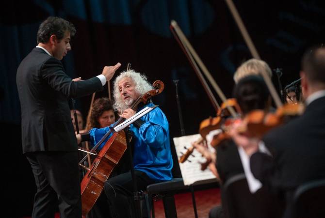 Under baton of Sergey Smbatyan, Malta Philharmonic Orchestra and virtuoso Mischa Maisky 
mesmerize InClassica Dubai 