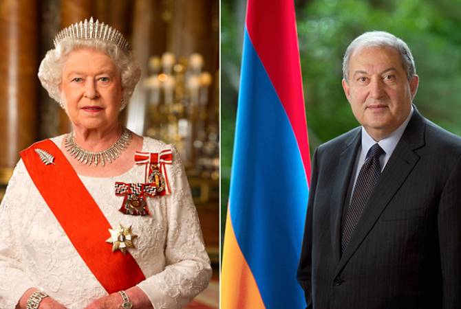 Queen Elizabeth II congratulates Armenian President on Independence Day