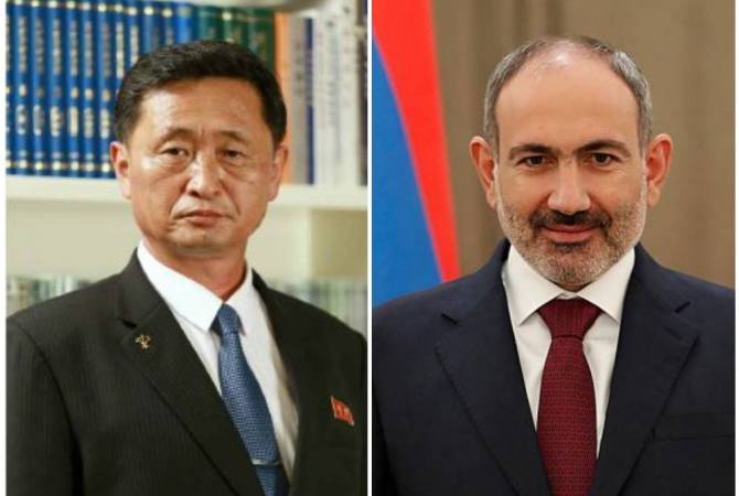 Kuzey Kore Başbakanı'ndan Ermenistan Başbakan'a tebrik mesajı