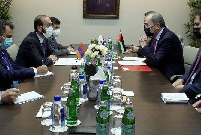 Арарат Мирзоян и Айман Сафади обсудили вопросы углубления армяно-иорданских 
отношений


