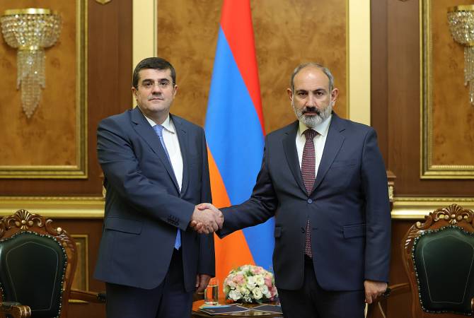 Armenian PM, Artsakh President discuss ongoing works for overcoming consequences of 2020 
War