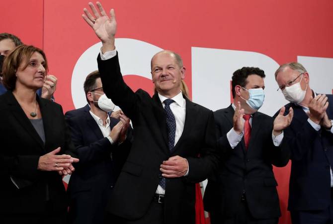 Գերմանիայի Սոցիալ-դեմոկրատական կուսակցությունը հաղթանակ է տարել 
Բունդեսթագի ընտրություններում
