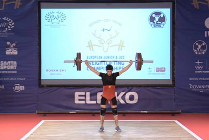 Garnik Cholakyan, 19, becomes weightlifting champion of Europe
