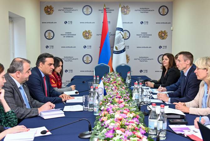Омбудсмен представил делегации Управления национальных судов Швеции проблемы 
судебной системы Армении

