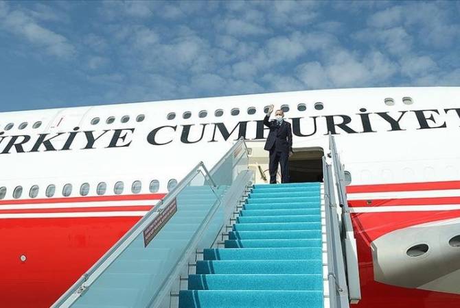 Президент Турции прибыл в Сочи