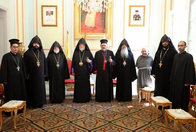 Արամ Ա Կաթողիկոսն այցելել է ասորական կաթոլիկ եկեղեցու պետին