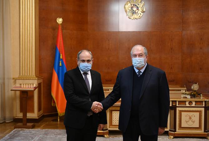 Le Premier ministre Pashinyan a rencontré  le Président Sarkissian