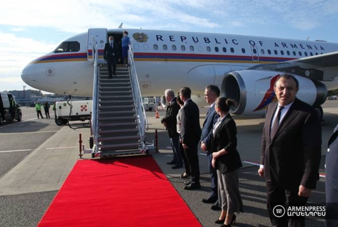 Le Premier ministre Pashinyan est arrivé en Lituanie en visite officielle