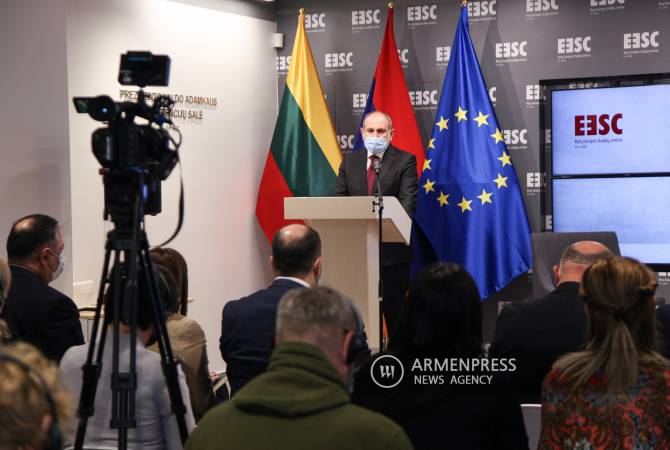 Elections generated important political content – PM Pashinyan visits Eastern Europe Studies 
Center in Vilnius