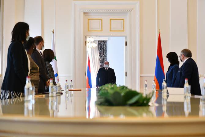 Президент Армении принял генерального секретаря Международной организации 
Франкофонии