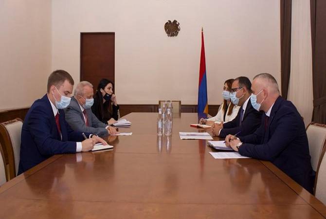 Тигран Хачатрян и Сергей Копыркин обсудили вопросы армяно-российского 
экономического сотрудничества


