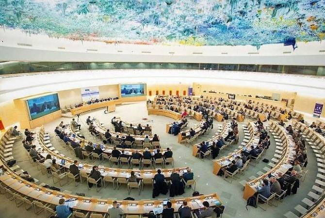 أرمينيا تنشر بيان بشأن حماية القانون الإنساني والدولي أثناء النزاعات المسلحة بمجلس حقوق الإنسان 
التابع للأمم المتحدة