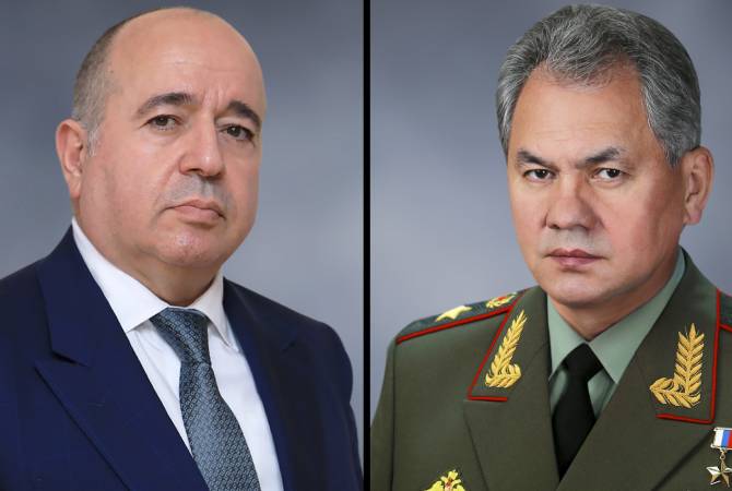 وزير الدفاع الأرميني أرشاك كارابيتيان يلتقي بنظيره الروسي سيرجي شويغو في موسكو