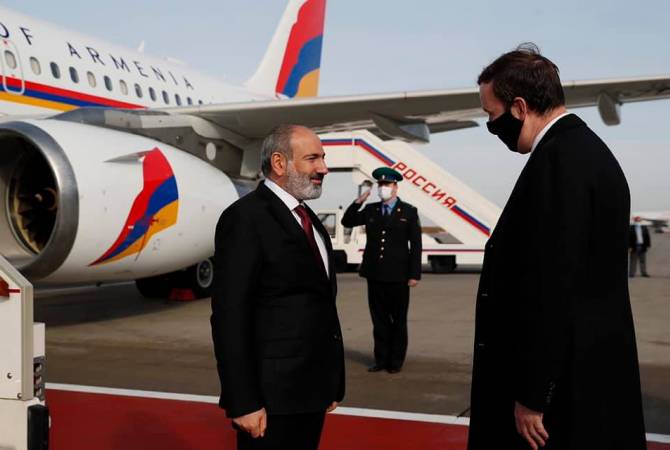Armenian PM in Moscow for Putin meeting