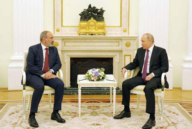 Une rencontre entre le Premier ministre et le Président de la Fédération de Russie a eu lieu au 
Kremlin