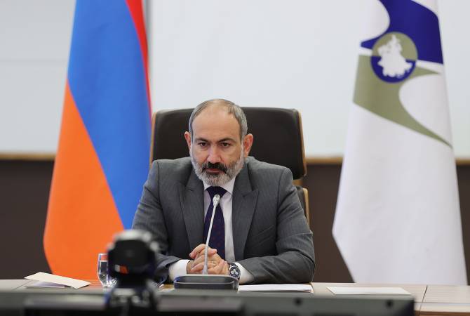 Le Premier ministre Nikol Pashinyan a pris part à la séance ordinaire du Conseil économique 
suprême eurasien