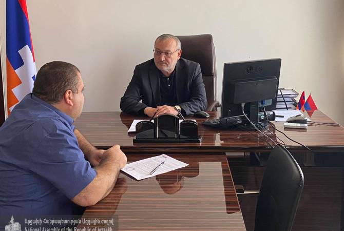 Արցախի ԱԺ նախագահն աշխատանքային այցով Երևանում է

