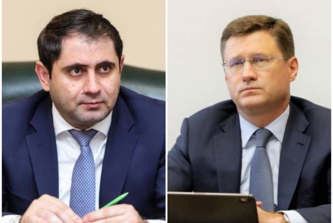 Armenian, Russian deputy PMs discuss implementation opportunities of North-South Energy 
Corridor