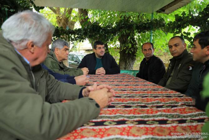 Artsakh Cumhurbaşkanı Martuni bölgesinin Taghavard yerleşimini ziyaret etti