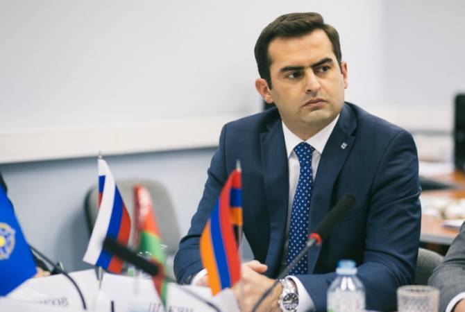 The development of parliamentary format in the CSTO is one of priorities of Armenia. Hakob 
Arshakyan