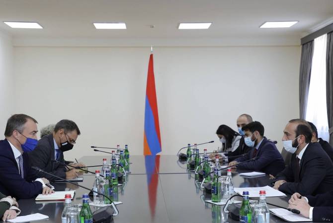 Глава МИД Армении принял спецпредставителя ЕС на Южном Кавказе

