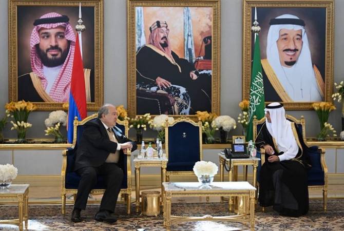 Armen Sarkissian a effectué une visite historique en Arabie Saoudite