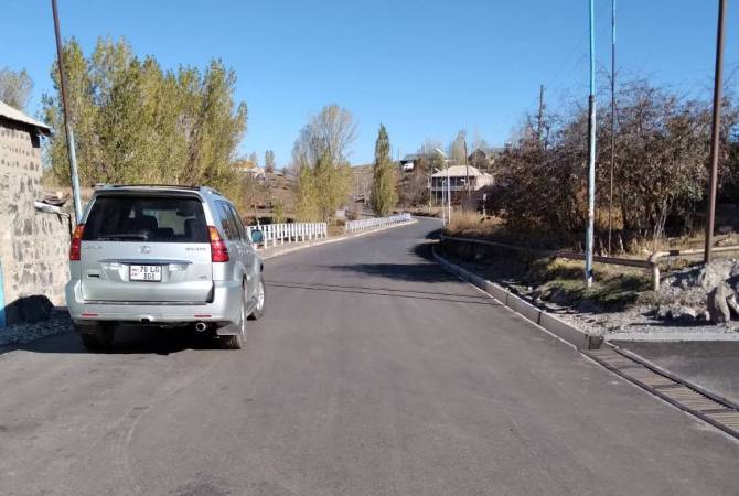 В Лчаване асфальтирована дорога длиной в 1 700 метров

