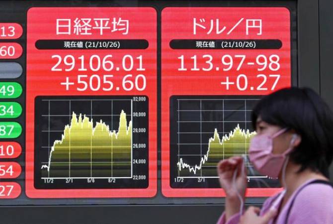 Asian Stocks down - 28-10-21