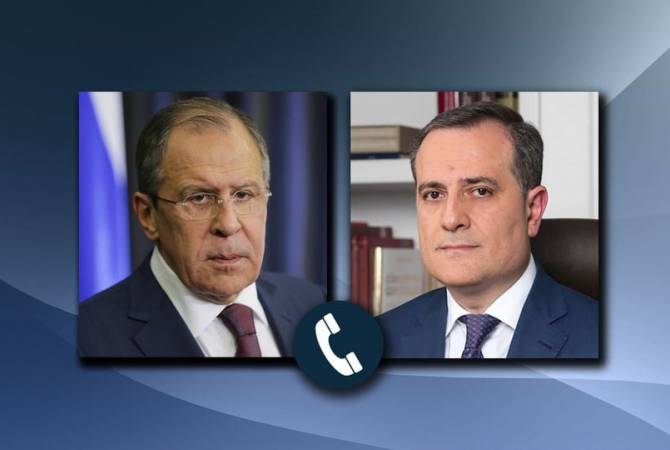 Russian, Azerbaijani FMs discuss implementation process of trilateral agreements