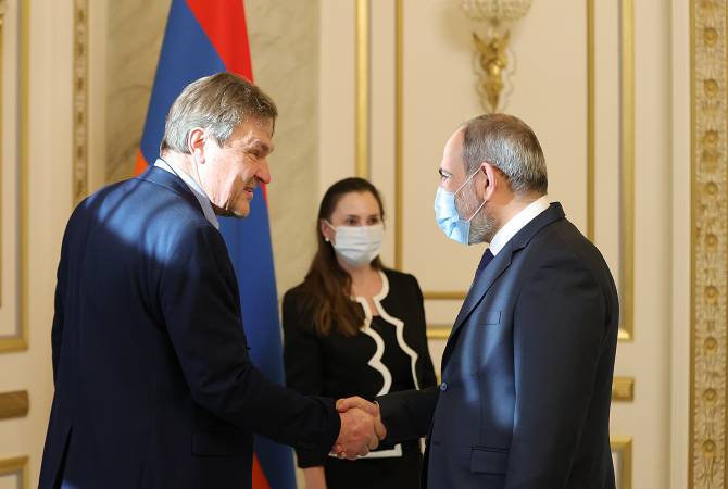 Nikol Pashinyan a reçu les co-rapporteurs de la Commission de suivi de l'APCE sur l'Arménie