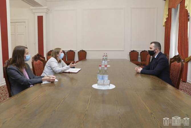 Руководитель фракции “Гражданский договор” и посол США обсудили урегулирование 
нагорно-карабахского конфликта

